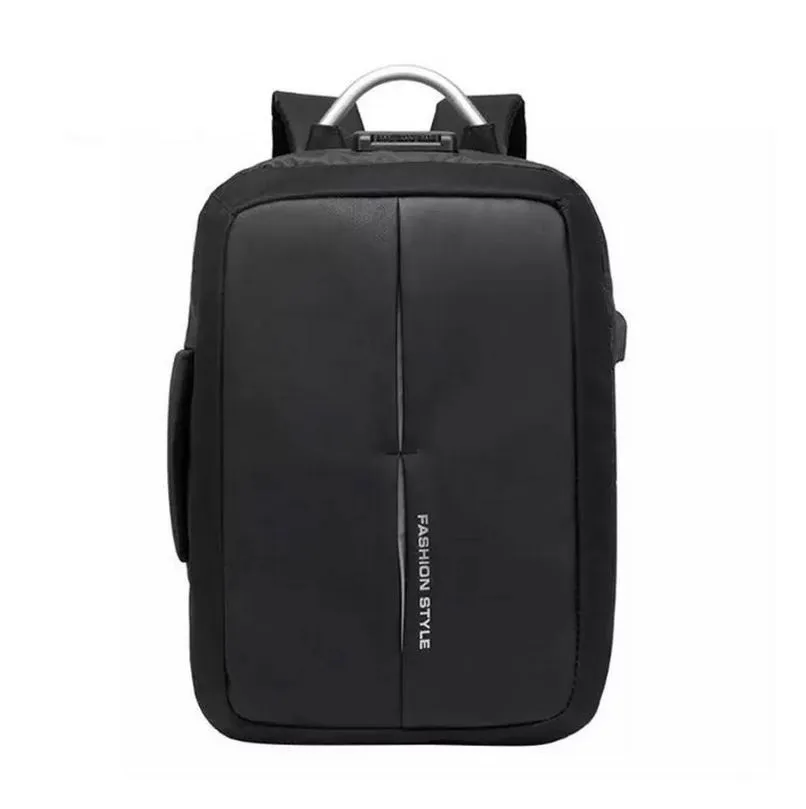 Mochila Antifurto Impermeável Com Cadeado e USB Para Notebook  Unissex- 40 L