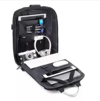 Mochila Antifurto Impermeável Com Cadeado e USB Para Notebook  Unissex- 40 L - Foto 3