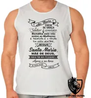 Camiseta Infantil ou Adulto Ave Maria oração - Foto 7