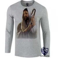 Camiseta Infantil ou Adulto Jesus Cristo de Nazare - Foto 4