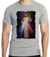 Camiseta Infantil ou Adulto Jesus coração sagrado - Foto 2