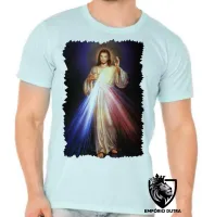 Camiseta Infantil ou Adulto Jesus coração sagrado - Foto 4