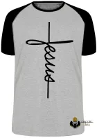 Camiseta Infantil ou Adulto Jesus Cristo crucifixo - Foto 6