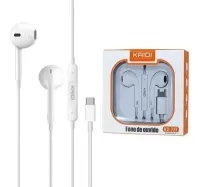Fone de Ouvido Tipo-C com Microfone Kaidi KD-729 - Foto 4