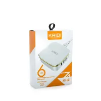Carregador HUB 6 Portas Kaidi KD-601 - Foto 5