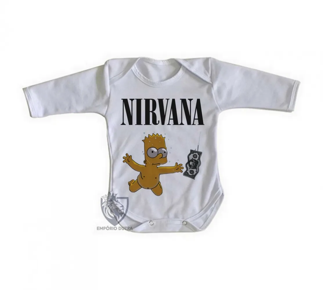 Body Nirvana Bart tamanho 2 a 6 meses Imagem