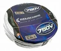 INDUSCABOS  FIOS Cabo Flexível 2,5mm 100Metros 750V PRETO