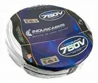 INDUSCABOS  FIOS Cabo Flexível 2,5mm 100Metros 750V PRETO
