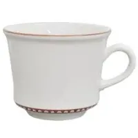 Xícaras Perla Para Sublimação de Cerâmica Branca Com Borda Cobre 240ml - Foto 2