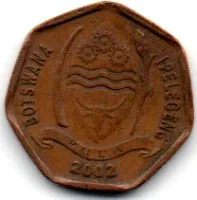Botswana - 2002 - 5 Thebe