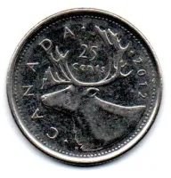 Canadá - 2012 - 25 Cents