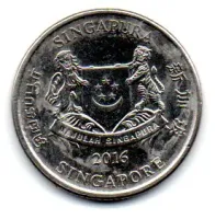 Cingapura - 2016 - 20 Cents