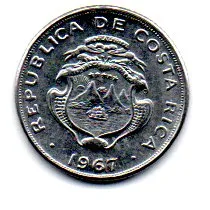 Costa Rica - 1967 - 5 Centimos
