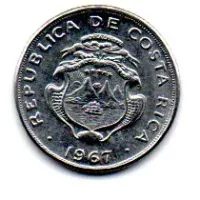Costa Rica - 1967 - 5 Centimos