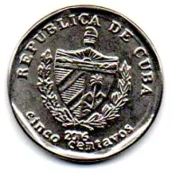 Cuba - 2016 - 5 Centavos