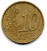 Grécia - 2002 - 10 Euro Cent - Foto 2