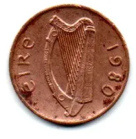 Irlanda - 1980 - 1 Penny