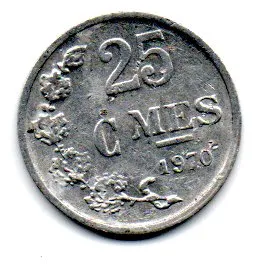 Luxemburgo - 1960 - 25 Centimes
