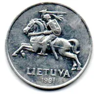 Lituânia - 1991 - 2 Centai