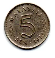 Malásia - 1973 - 5 Sen