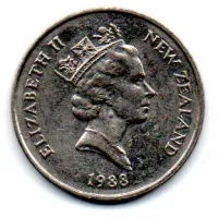 Nova Zelândia - 1988 - 10 Cents