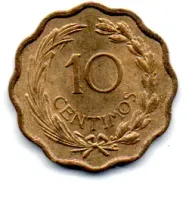 Paraguai - 1953 - 10 Centimos - Foto 2