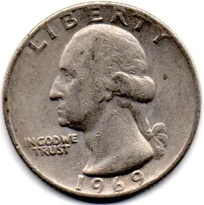 Estados Unidos - 1969 - 25 Cents