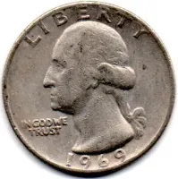 Estados Unidos - 1969 - 25 Cents