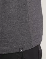 Camiseta Hurley Solid Masculina Preto Mescla - Foto 3