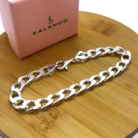Pulseira de prata grumet - 240011