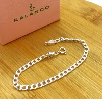 Pulseira de prata grumet - PUL51