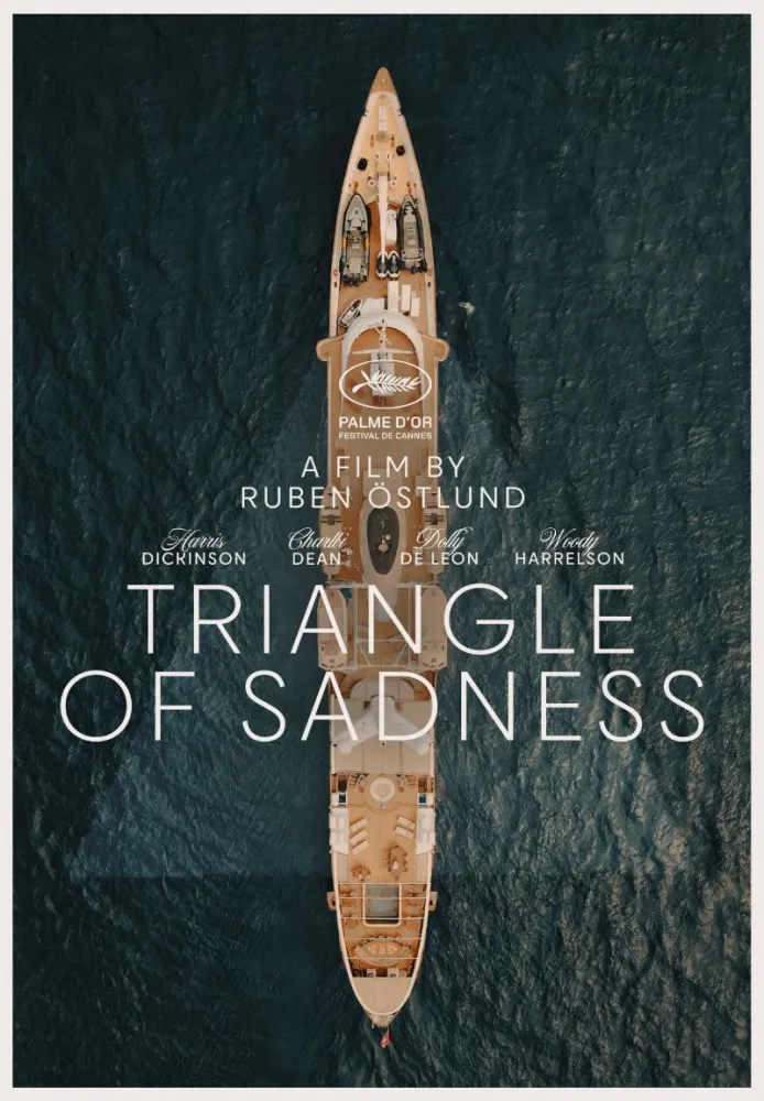 Triângulo das Tristezas (2022) Ruben Östlund DVD - legendas em português Imagem
