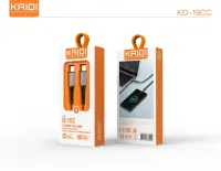 Cabo Tipo-C para Tipo-C Turbo Kaidi KD-19CC 100cm