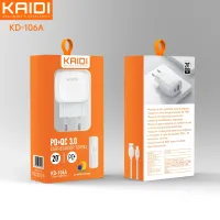 Carregador USB e USB-C para Lightning 20W Kaidi KD-106A