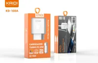 Carregador Saida Tipo-C para Lightning Kaidi KD-108A - Foto 2