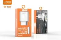 Carregador Saida Tipo-C para Tipo-C Kaidi KD-108C - Foto 2