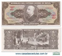 C071 - 5 Cruzeiros (Barão do Rio Branco) - Sob/Fe