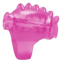 DEDEIRA VIBRATÓRIA, ACOPLADA COM CAPA DE SILICONE E COM ANEL QUE SE PRENDE AO DEDO.                                                            LIBYSEXSHOP - Foto 5