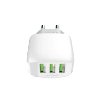 Carregador 3 USB para 3.1A Sem Cabo Kaidi KD-557 - Foto 4