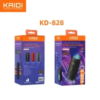 Caixa de Som Bluetooth com Radio Prova D'agua IPX6 Kaidi KD-828