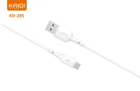 Cabo USB para Micro Kaidi KD-28S 100cm - Foto 2