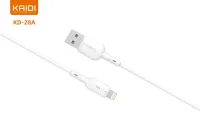 Cabo USB para Lightning Kaidi KD-28A 100cm - Foto 2