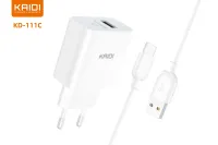 Carregador Saida USB para Tipo-C QC 3.0 Kaidi KD-111C - Foto 2