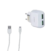 Carregador 2 USB para Tipo-C Kaidi KD-605C - Foto 2