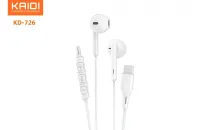 Fone de Ouvido Tipo-C com Microfone Kaidi KD-726 - Foto 2