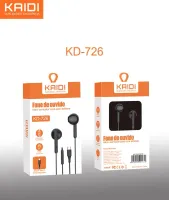 Fone de Ouvido Tipo-C com Microfone Kaidi KD-726 - Foto 3