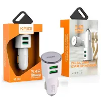 Carregador Veicular 2 USB 3.4A Kaidi KD-303