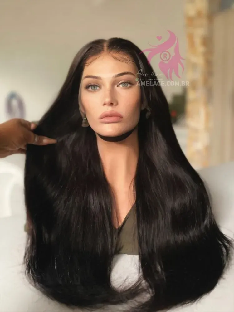 CAP P  80com Humana 400 gramas  GABI  tamanho M UltraHD Super Luxo MegaNaturals LACE   Front Reparticao livre big® human