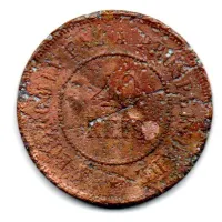1889 - 40 Réis - Moeda Brasil - Foto 2