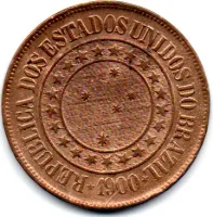 1900 - 40 Réis - Moeda Brasil